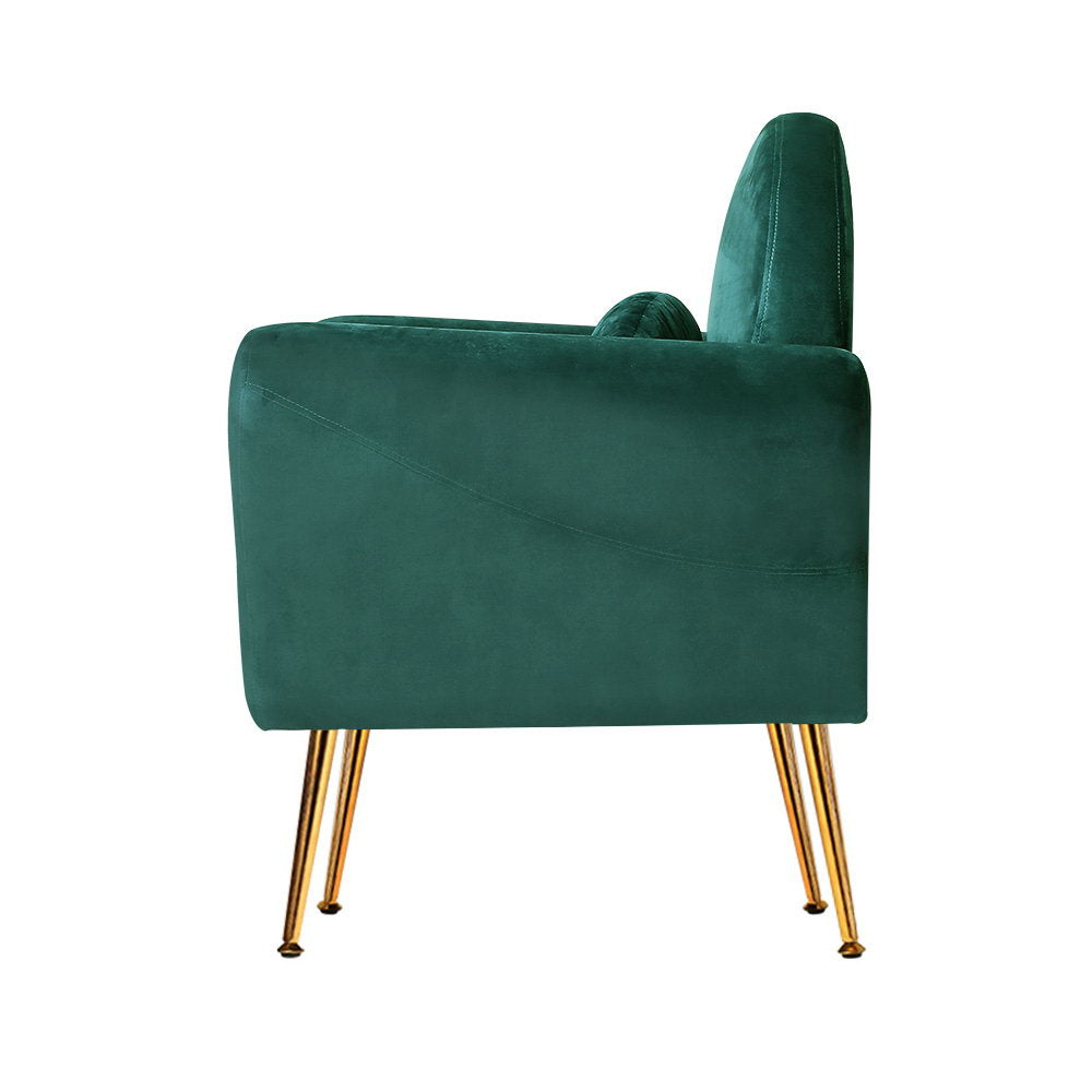 DSZ Product, feed-cond-new, feed-sl-DSZ Freight Payable, newArtiss Armchair Green Velvet Caroline - Premium Furniture > Bar Stools & Chairs > Arm Chairs & Recliners from Artiss ! Shop Online Buy Now at S & D's Value Store Family Business Best Customer ServiceDSZ Product, feed-cond-new, feed-sl-DSZ Freight Payable, new