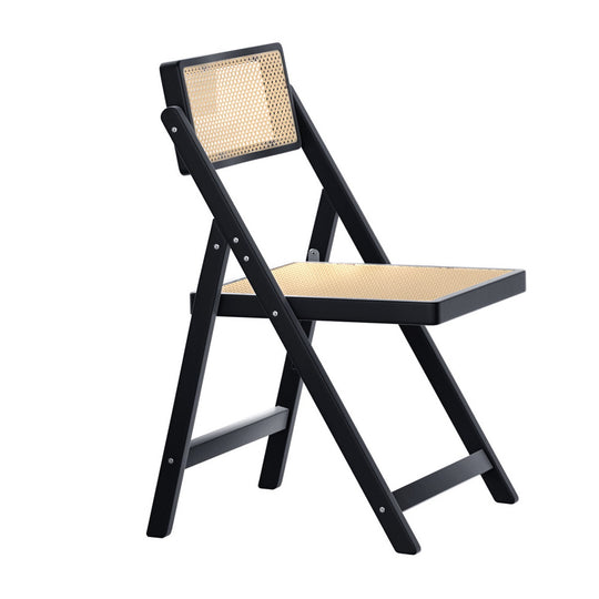 _label_, DSZ Product, feed-cond-new, feed-sl-free shipping, free-shipping, newArtiss Dining Chair Wooden Rattan Foldable Black - Premium Furniture > Dining > Kitchen & Dining Chairs from Artiss ! Shop Online Buy Now at S & D's Value Store Family Business Best Customer Service_label_, DSZ Product, feed-cond-new, feed-sl-free shipping, free-shipping, new