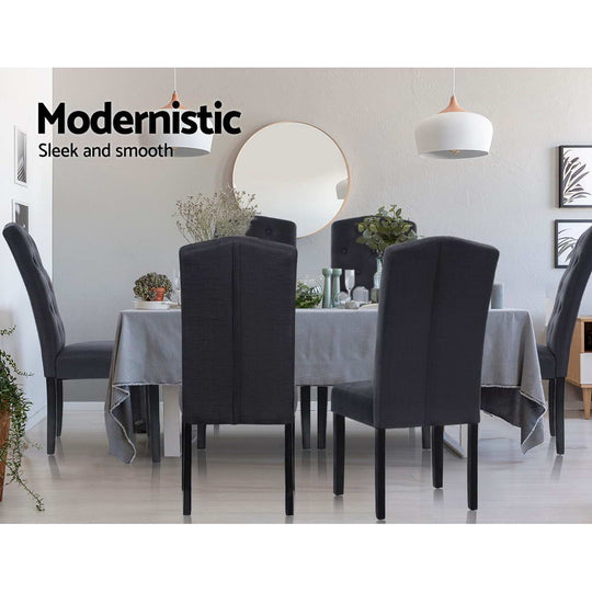 DSZ Product, feed-cond-new, feed-sl-DSZ Freight Payable, newArtiss Dining Chairs Set Of 2 Linen Parsons Chair Dark Grey - Premium Furniture > Dining > Dining Set from Artiss ! Shop Online Buy Now at S & D's Value Store Family Business Best Customer ServiceDSZ Product, feed-cond-new, feed-sl-DSZ Freight Payable, new