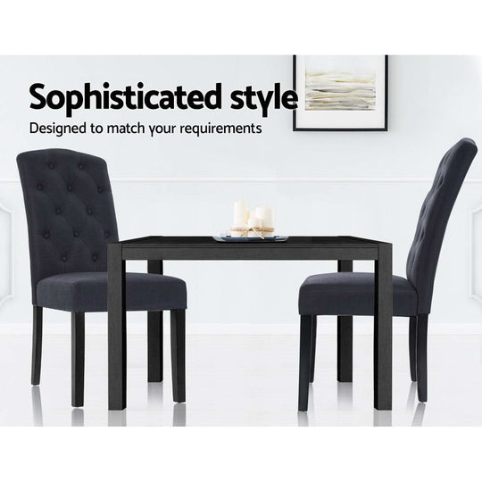 DSZ Product, feed-cond-new, feed-sl-DSZ Freight Payable, newArtiss Dining Chairs Set Of 2 Linen Parsons Chair Dark Grey - Premium Furniture > Dining > Dining Set from Artiss ! Shop Online Buy Now at S & D's Value Store Family Business Best Customer ServiceDSZ Product, feed-cond-new, feed-sl-DSZ Freight Payable, new