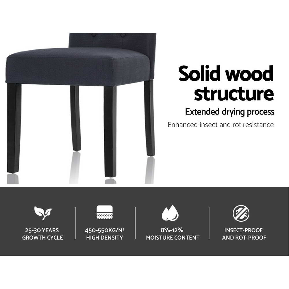 DSZ Product, feed-cond-new, feed-sl-DSZ Freight Payable, newArtiss Dining Chairs Set Of 2 Linen Parsons Chair Dark Grey - Premium Furniture > Dining > Dining Set from Artiss ! Shop Online Buy Now at S & D's Value Store Family Business Best Customer ServiceDSZ Product, feed-cond-new, feed-sl-DSZ Freight Payable, new