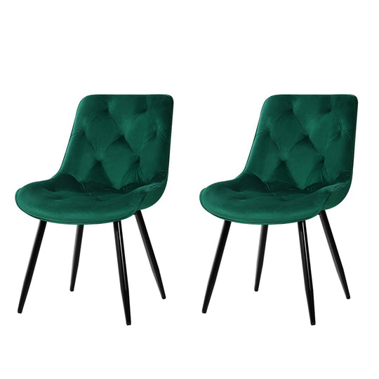 DSZ Product, feed-cond-new, feed-sl-DSZ Freight Payable, newArtiss Dining Chairs Set Of 2 Velvet Diamond Tufted Green - Premium Furniture > Dining > Dining Set from Artiss ! Shop Online Buy Now at S & D's Value Store Family Business Best Customer ServiceDSZ Product, feed-cond-new, feed-sl-DSZ Freight Payable, new