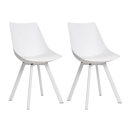 DSZ Product, feed-cond-new, feed-sl-DSZ Freight Payable, newArtiss Dining Chairs Set Of 2 Pu Leather Plastic Metal White - Premium Furniture > Outdoor > Outdoor Chairs from Artiss ! Shop Online Buy Now at S & D's Value Store Family Business Best Customer ServiceDSZ Product, feed-cond-new, feed-sl-DSZ Freight Payable, new