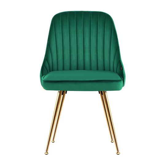 DSZ Product, feed-cond-new, feed-sl-DSZ Freight Payable, newArtiss Dining Chairs Set Of 2 Velvet Channel Tufted Green - Premium Furniture > Dining > Dining Set from Artiss ! Shop Online Buy Now at S & D's Value Store Family Business Best Customer ServiceDSZ Product, feed-cond-new, feed-sl-DSZ Freight Payable, new