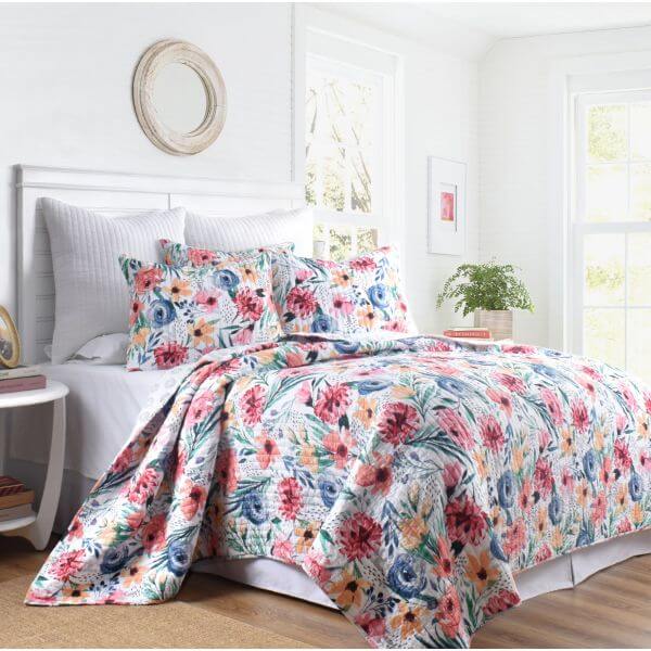 DSZ Product, feed-cond-new, feed-sl-DSZ Freight Payable, newBlossom Cotton 100% Cotton Quilted 3 Pcs Bedspread Coverlet Set Queen - Premium Home & Garden > Bedding > Quilts & Duvets from Classic Quilts ! Shop Online Buy Now at S & D's Value Store Family Business Best Customer ServiceDSZ Product, feed-cond-new, feed-sl-DSZ Freight Payable, new