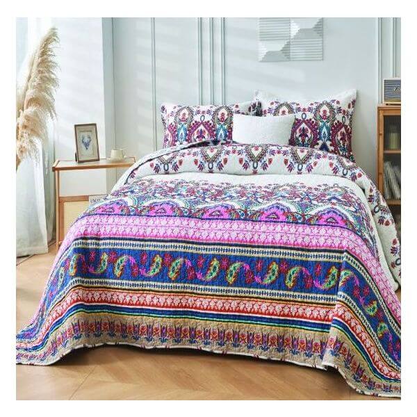 DSZ Product, feed-cond-new, feed-sl-DSZ Freight Payable, newSt Clair 100% Cotton Quilted 3 Pcs Bedspread Coverlet Set King - Premium Home & Garden > Bedding > Quilts & Duvets from Classic Quilts ! Shop Online Buy Now at S & D's Value Store Family Business Best Customer ServiceDSZ Product, feed-cond-new, feed-sl-DSZ Freight Payable, new