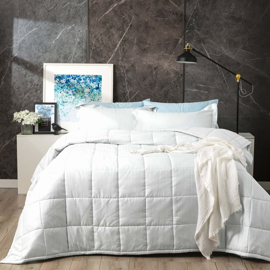 DSZ Product, feed-cond-new, feed-sl-DSZ Freight Payable, newBinary 500 Tc Cotton Jacquard White Comforter Set By Ddecor Home Queen - Premium Home & Garden > Bedding > Quilts & Duvets from Ddecor Home ! Shop Online Buy Now at S & D's Value Store Family Business Best Customer ServiceDSZ Product, feed-cond-new, feed-sl-DSZ Freight Payable, new