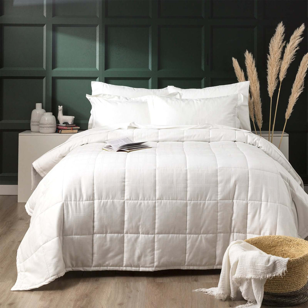 DSZ Product, feed-cond-new, feed-sl-DSZ Freight Payable, newWillow 500 Tc Cotton Jacquard White Comforter Set By Ddecor Home Queen - Premium Home & Garden > Bedding > Quilts & Duvets from Ddecor Home ! Shop Online Buy Now at S & D's Value Store Family Business Best Customer ServiceDSZ Product, feed-cond-new, feed-sl-DSZ Freight Payable, new