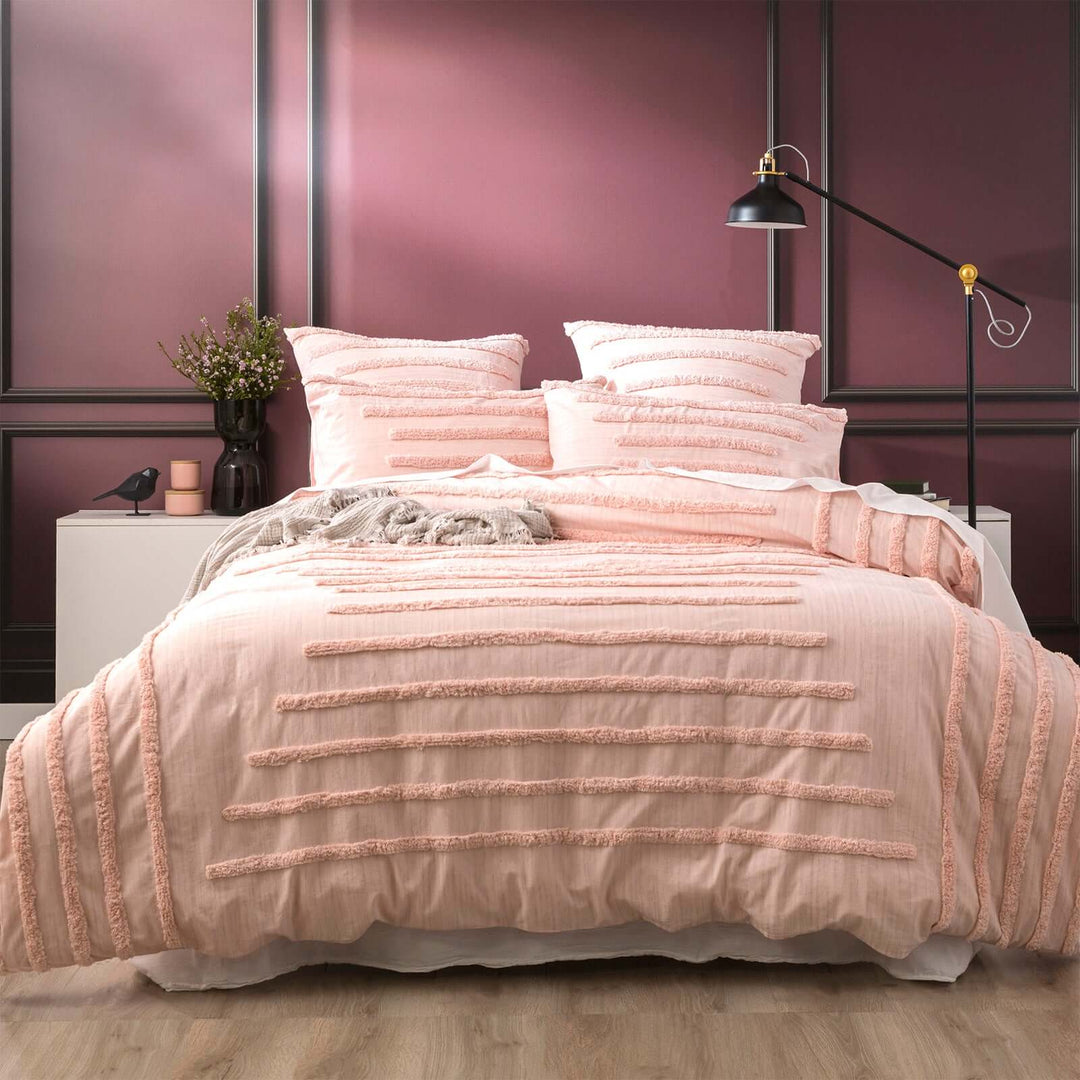 DSZ Product, feed-cond-new, feed-sl-DSZ Freight Payable, newClassic Cotton Vintage Washed Tufted Blush Quilt Cover Set By Renee Taylor Super King - Premium Home & Garden > Bedding > Quilts & Duvets from Renee Taylor ! Shop Online Buy Now at S & D's Value Store Family Business Best Customer ServiceDSZ Product, feed-cond-new, feed-sl-DSZ Freight Payable, new