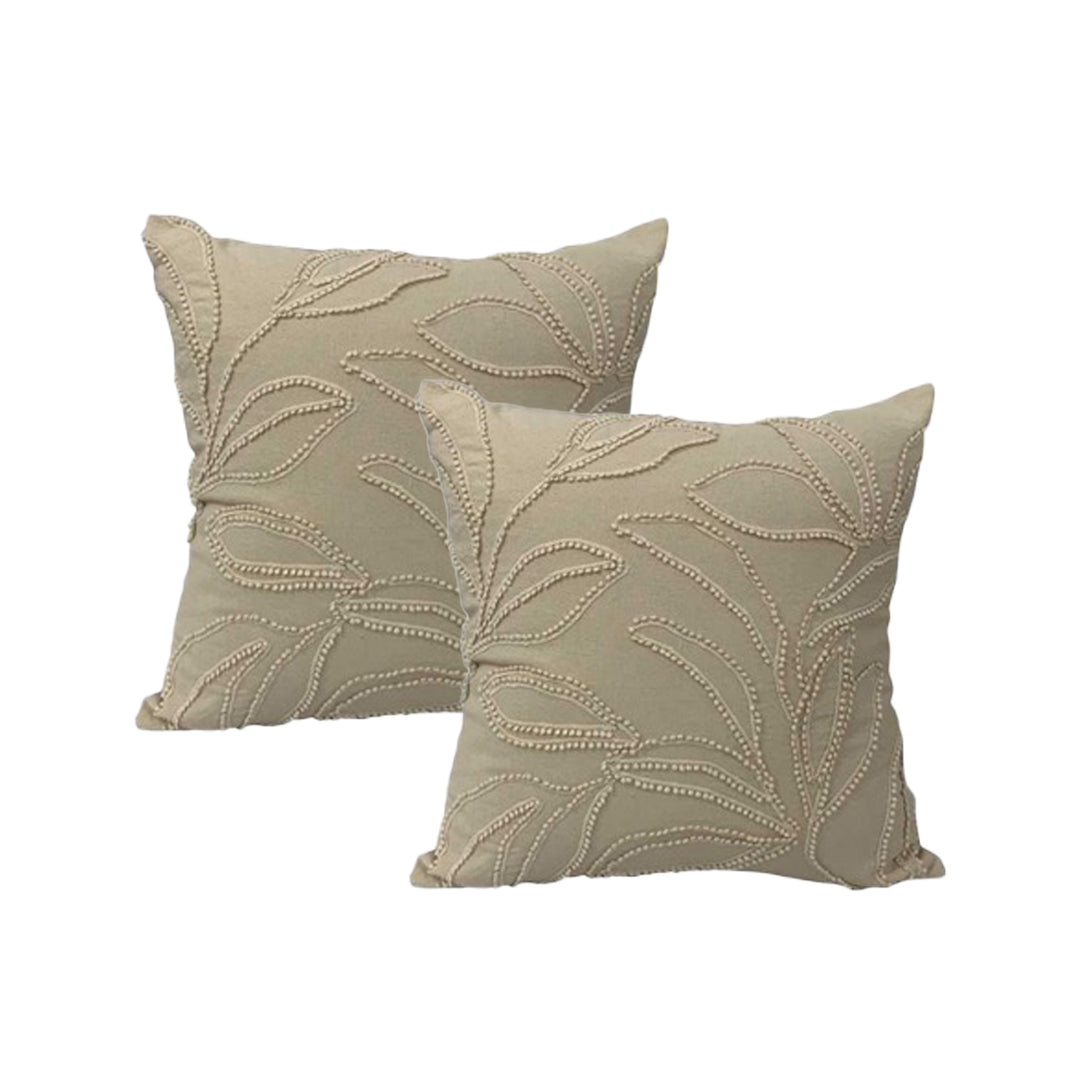 DSZ Product, feed-cond-new, feed-sl-DSZ Freight Payable, newRiviera Natural Twin Pack Cotton Embroidered Cushion Polyester Filled By Cloud Linen - Premium Home & Garden > Decor > Cushions & Throws from Cloud Linen ! Shop Online Buy Now at S & D's Value Store Family Business Best Customer ServiceDSZ Product, feed-cond-new, feed-sl-DSZ Freight Payable, new