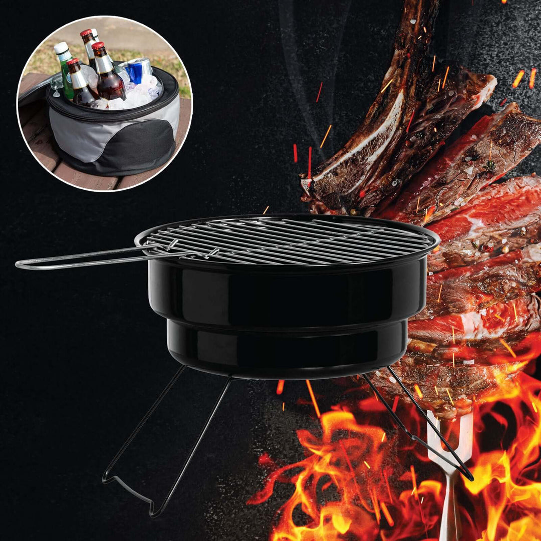 DSZ Product, feed-cond-new, feed-sl-DSZ Freight Payable, newHavana Outdoors 2 - In - 1 Bbq Grill Cooler Combo Set Outdoor Camping Picnic - Premium Home & Garden > BBQ > BBQs & Accessories from Havana Outdoors ! Shop Online Buy Now at S & D's Value Store Family Business Best Customer ServiceDSZ Product, feed-cond-new, feed-sl-DSZ Freight Payable, new