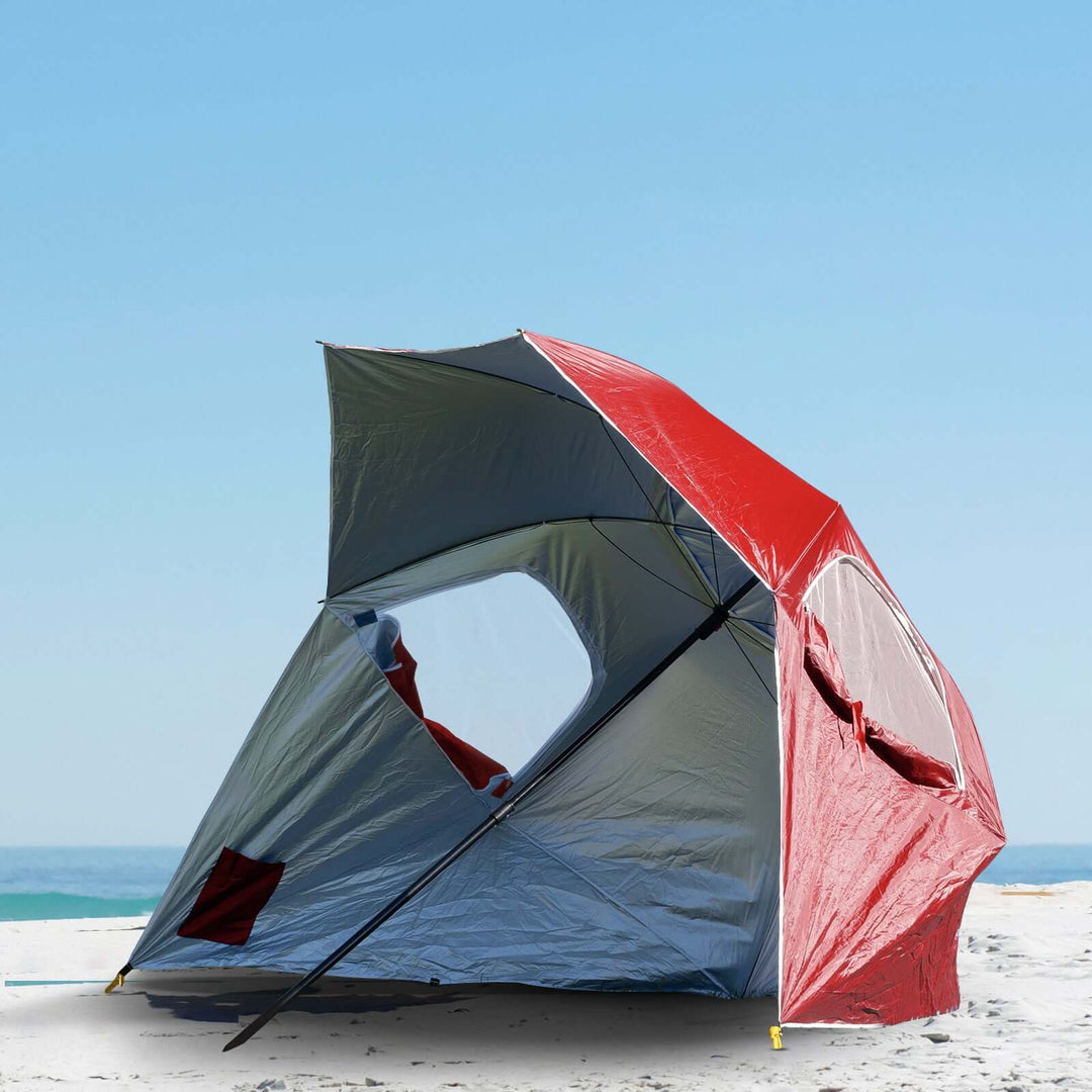 DSZ Product, feed-cond-new, feed-sl-DSZ Freight Payable, newHavana Outdoors Beach Umbrella 2.4M Outdoor Garden Beach Portable Shade Shelter - Red - Premium Outdoor Recreation > Camping > Tents from Havana Outdoors ! Shop Online Buy Now at S & D's Value Store Family Business Best Customer ServiceDSZ Product, feed-cond-new, feed-sl-DSZ Freight Payable, new