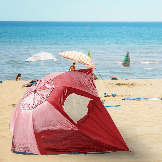 DSZ Product, feed-cond-new, feed-sl-DSZ Freight Payable, newHavana Outdoors Beach Umbrella 2.4M Outdoor Garden Beach Portable Shade Shelter - Red - Premium Outdoor Recreation > Camping > Tents from Havana Outdoors ! Shop Online Buy Now at S & D's Value Store Family Business Best Customer ServiceDSZ Product, feed-cond-new, feed-sl-DSZ Freight Payable, new