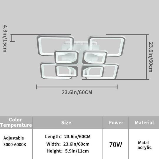 _label_, DSZ Product, feed-cond-new, feed-sl-free shipping, free-shipping, newModern Led Ceiling Light Dimmable With Remote Control - Premium Home & Garden > Lighting > Ceiling Lights from Vikus ! Shop Online Buy Now at S & D's Value Store Family Business Best Customer Service_label_, DSZ Product, feed-cond-new, feed-sl-free shipping, free-shipping, new