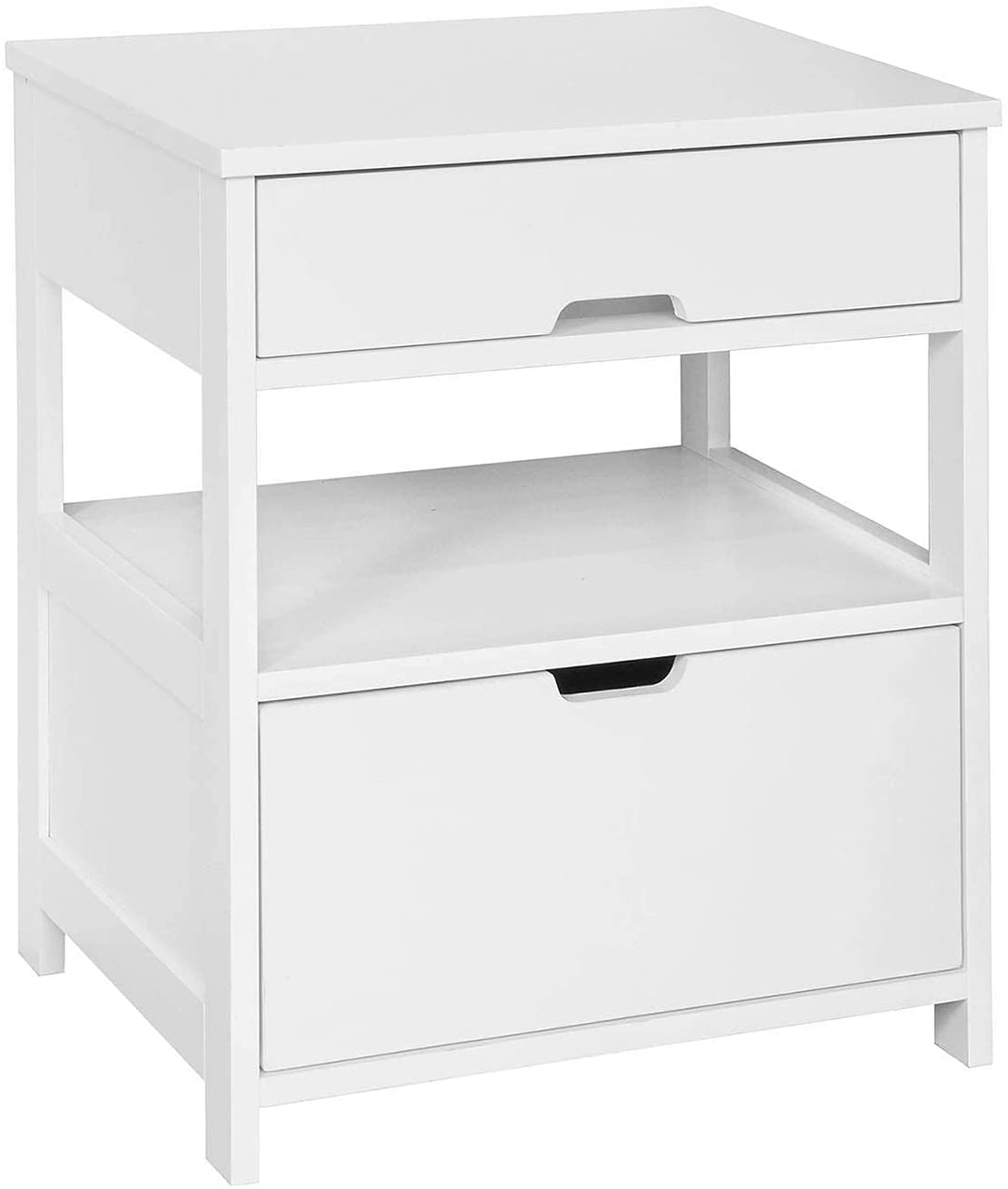 _label_, DSZ Product, feed-cond-new, feed-sl-free shipping, free-shipping, newWhite Bedside Table With 2 Drawers - Premium Furniture > Bedroom > Bedside Tables from DSZ ! Shop Online Buy Now at S & D's Value Store Family Business Best Customer Service_label_, DSZ Product, feed-cond-new, feed-sl-free shipping, free-shipping, new