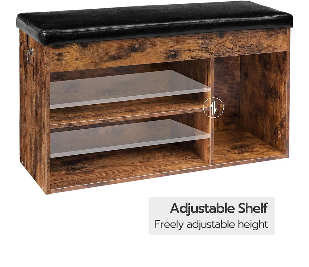 _label_, DSZ Product, feed-cond-new, feed-sl-free shipping, free-shipping, newShoe Storage Bench With Padded Cushion,Flip - Open Storage Box And Adjustable Shelf For Entryway And Living Room - Premium Home & Garden > Storage > Storage Cabinets & Lockers from DSZ ! Shop Online Buy Now at S & D's Value Store Family Business Best Customer Service_label_, DSZ Product, feed-cond-new, feed-sl-free shipping, free-shipping, new