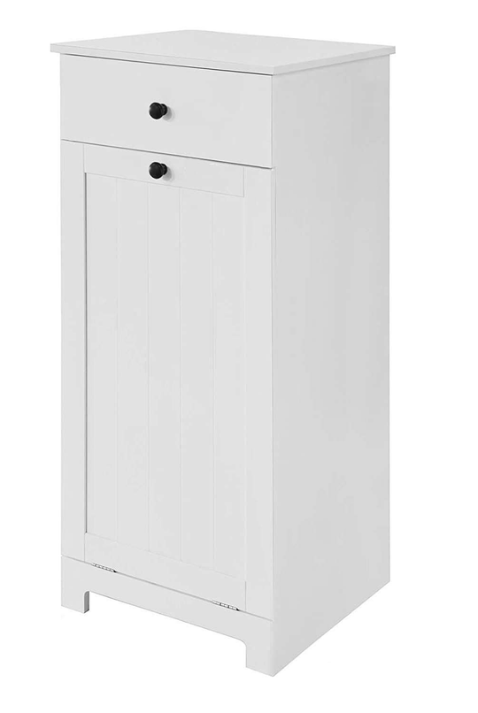 _label_, DSZ Product, feed-cond-new, feed-sl-free shipping, free-shipping, newWhite Bathroom Cabinet With Laundry Basket And Drawer - Premium Home & Garden > Storage > Clothing & Wardrobe Storage from DSZ ! Shop Online Buy Now at S & D's Value Store Family Business Best Customer Service_label_, DSZ Product, feed-cond-new, feed-sl-free shipping, free-shipping, new