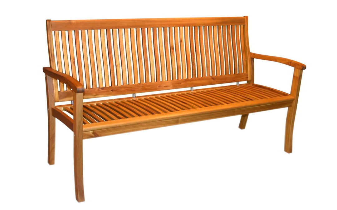 Affordable Espanyol 3 Seater Bench made from quality Acacia timber, perfect for stylish outdoor spaces.