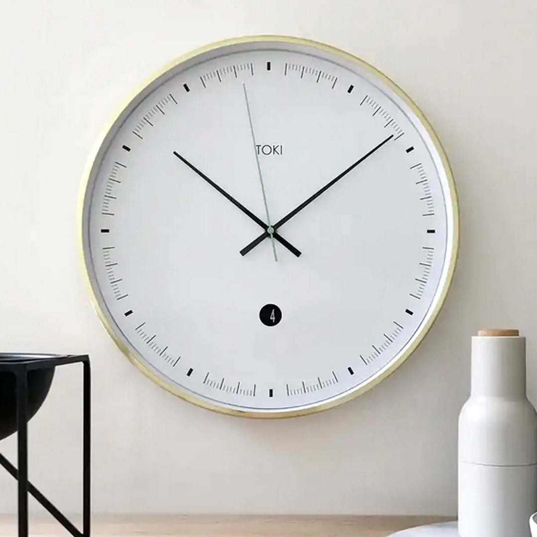 DSZ Product, feed-cond-new, feed-sl-DSZ Freight Payable, newToki Metta Brushed Gold Silent Sweep Second Wall Clock Date 40Cm - Premium Home & Garden > Decor > Clocks from Toki ! Shop Online Buy Now at S & D's Value Store Family Business Best Customer ServiceDSZ Product, feed-cond-new, feed-sl-DSZ Freight Payable, new