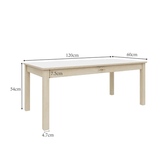 DSZ Product, feed-cond-new, feed-sl-DSZ Freight PayableJooyes Kids Birch and White Rectangular Table - H58cm - Premium Furniture > Dining > Dining Tables from Jooyes ! Shop Online Buy Now at S & D's Value Store Family Business Best Customer ServiceDSZ Product, feed-cond-new, feed-sl-DSZ Freight Payable