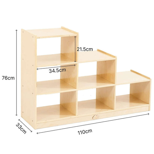 DSZ Product, feed-cond-new, feed-sl-DSZ Freight Payable, newJooyes Kids Ladder Storage Cabinet With 6 Bins - H76Cm - Premium Home & Garden > Storage > Clothing & Wardrobe Storage from Jooyes ! Shop Online Buy Now at S & D's Value Store Family Business Best Customer ServiceDSZ Product, feed-cond-new, feed-sl-DSZ Freight Payable, new