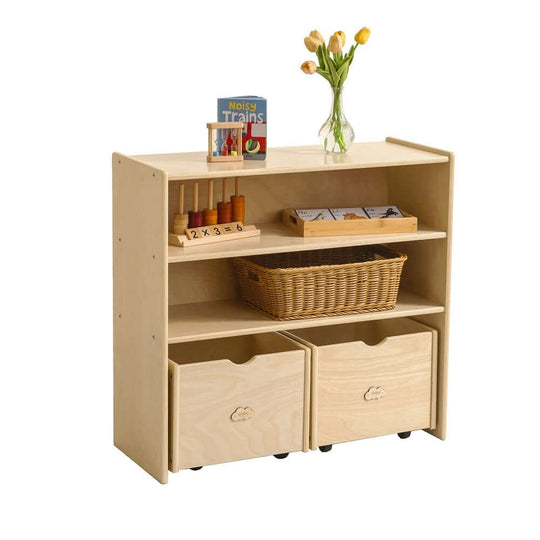 DSZ Product, feed-cond-new, feed-sl-DSZ Freight Payable, newJooyes Kids 2 Shelf Storage Cabinet With Pull Out Drawers - H76Cm - Premium Home & Garden > Storage > Clothing & Wardrobe Storage from Jooyes ! Shop Online Buy Now at S & D's Value Store Family Business Best Customer ServiceDSZ Product, feed-cond-new, feed-sl-DSZ Freight Payable, new