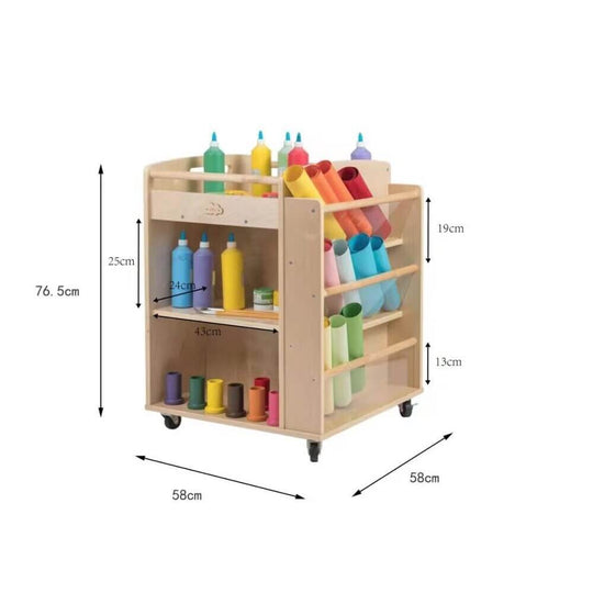 DSZ Product, feed-cond-new, feed-sl-DSZ Freight PayableJooyes Wooden Art Craft Material Storage Trolley - Premium Furniture > Dining > Kitchen & Dining Trolleys from Jooyes ! Shop Online Buy Now at S & D's Value Store Family Business Best Customer ServiceDSZ Product, feed-cond-new, feed-sl-DSZ Freight Payable