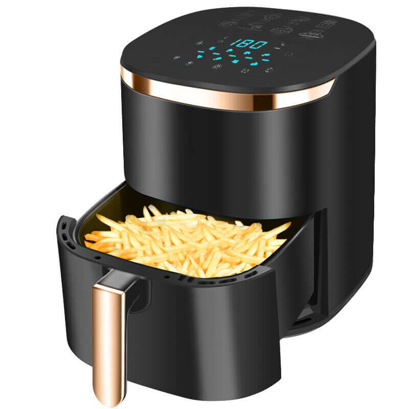 7L Digital Air Fryer with 8 touch-control cooking programs, featuring golden fries in drawer - Healthy Choice quality, affordable kitchen value