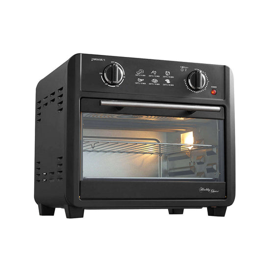 Black 23L Air Fryer Oven with Accessories - Affordable and Quality Cooking Appliance for Value Furniture