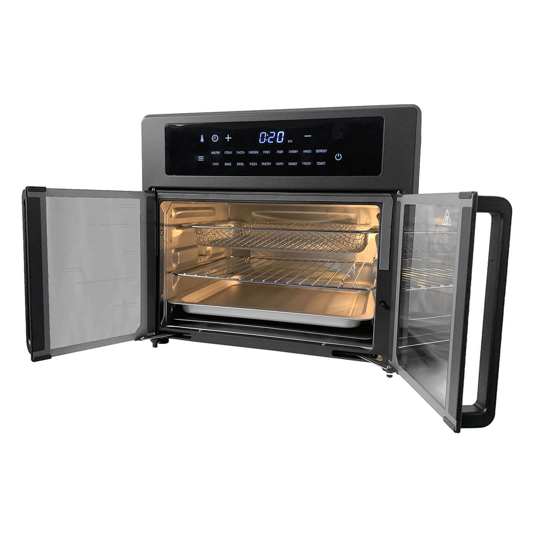 25L Air Fryer Convection Oven with 360 Cooking and French Doors, quality affordable appliance by Value Furniture