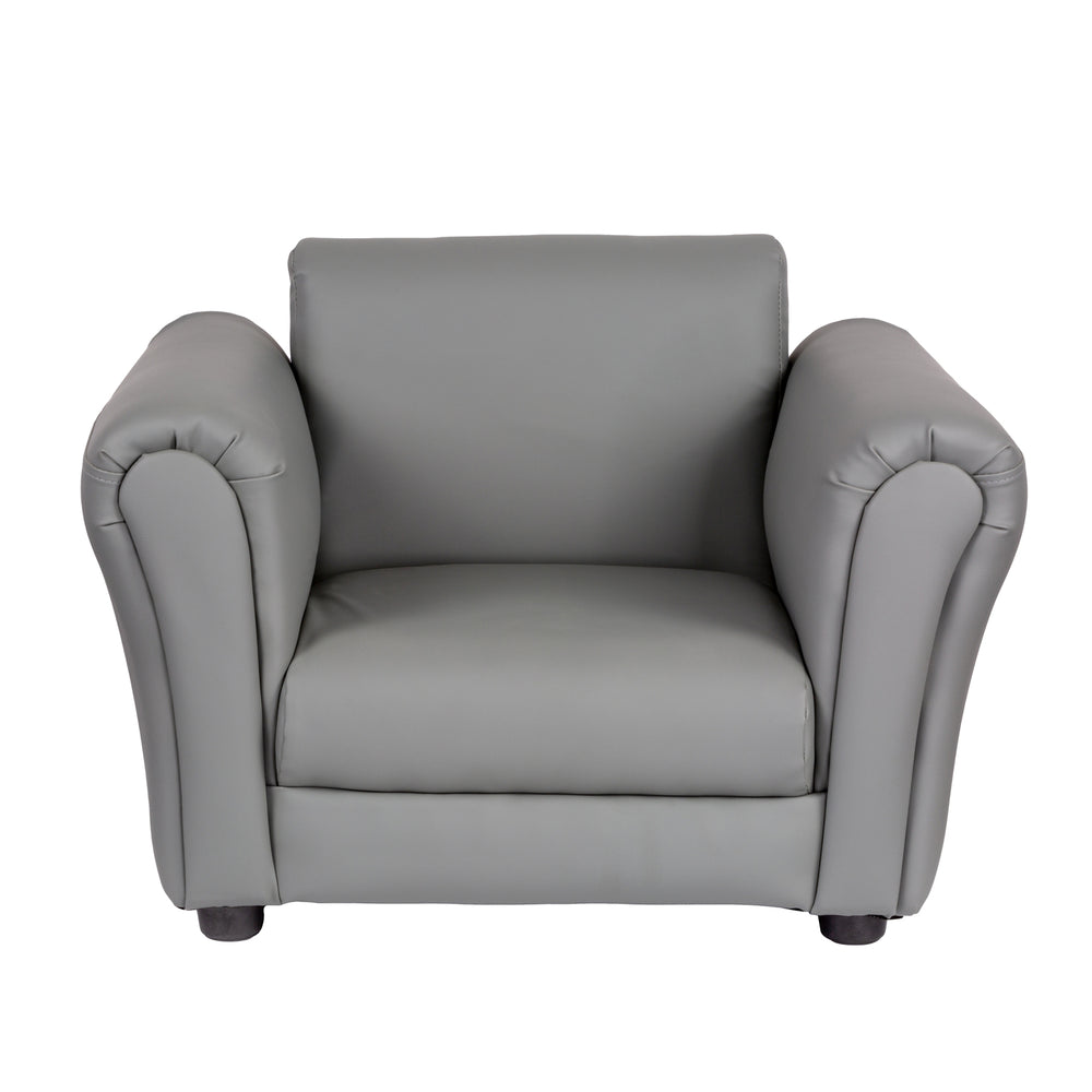 DSZ Product, feed-cond-new, feed-sl-DSZ Freight Payable, newKids Grey Couch Sofa Chair W/ Footstool In Pu Leather - Premium Furniture > Bar Stools & Chairs > Table & Bar Stools from Hacienda ! Shop Online Buy Now at S & D's Value Store Family Business Best Customer ServiceDSZ Product, feed-cond-new, feed-sl-DSZ Freight Payable, new