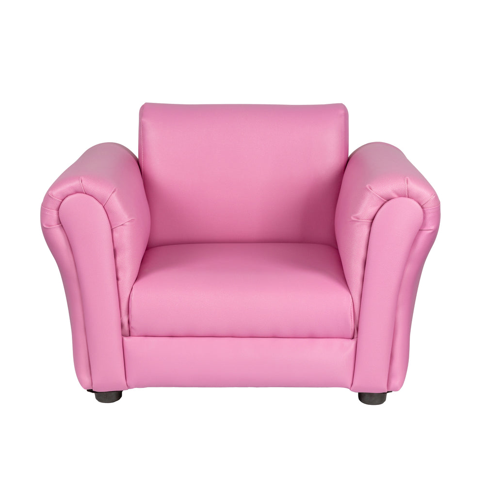 DSZ Product, feed-cond-new, feed-sl-DSZ Freight Payable, newKids Pink Couch Sofa Chair W/ Footstool In Pu Leather - Premium Furniture > Outdoor > Outdoor Chairs from Hacienda ! Shop Online Buy Now at S & D's Value Store Family Business Best Customer ServiceDSZ Product, feed-cond-new, feed-sl-DSZ Freight Payable, new