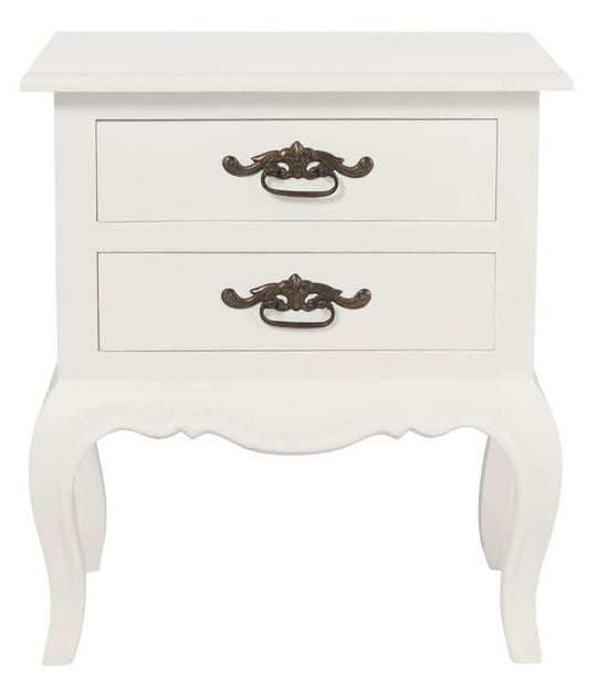 DSZ Product, feed-cond-new, feed-sl-DSZ Freight PayableFrench Provincial 2 Drawer Side Table (White) - Premium Furniture > Dining > Buffets & Sideboards from Centrum Furniture ! Shop Online Buy Now at S & D's Value Store Family Business Best Customer ServiceDSZ Product, feed-cond-new, feed-sl-DSZ Freight Payable