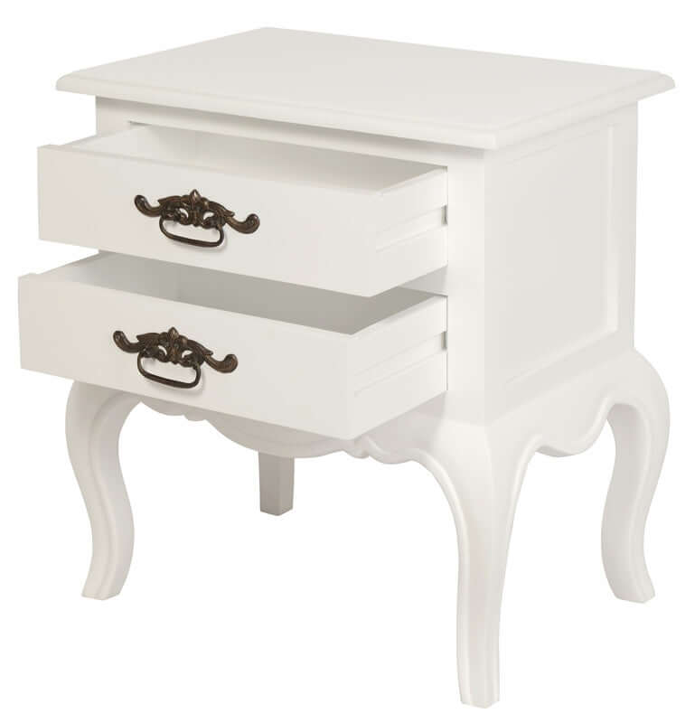 DSZ Product, feed-cond-new, feed-sl-DSZ Freight PayableFrench Provincial 2 Drawer Side Table (White) - Premium Furniture > Dining > Buffets & Sideboards from Centrum Furniture ! Shop Online Buy Now at S & D's Value Store Family Business Best Customer ServiceDSZ Product, feed-cond-new, feed-sl-DSZ Freight Payable