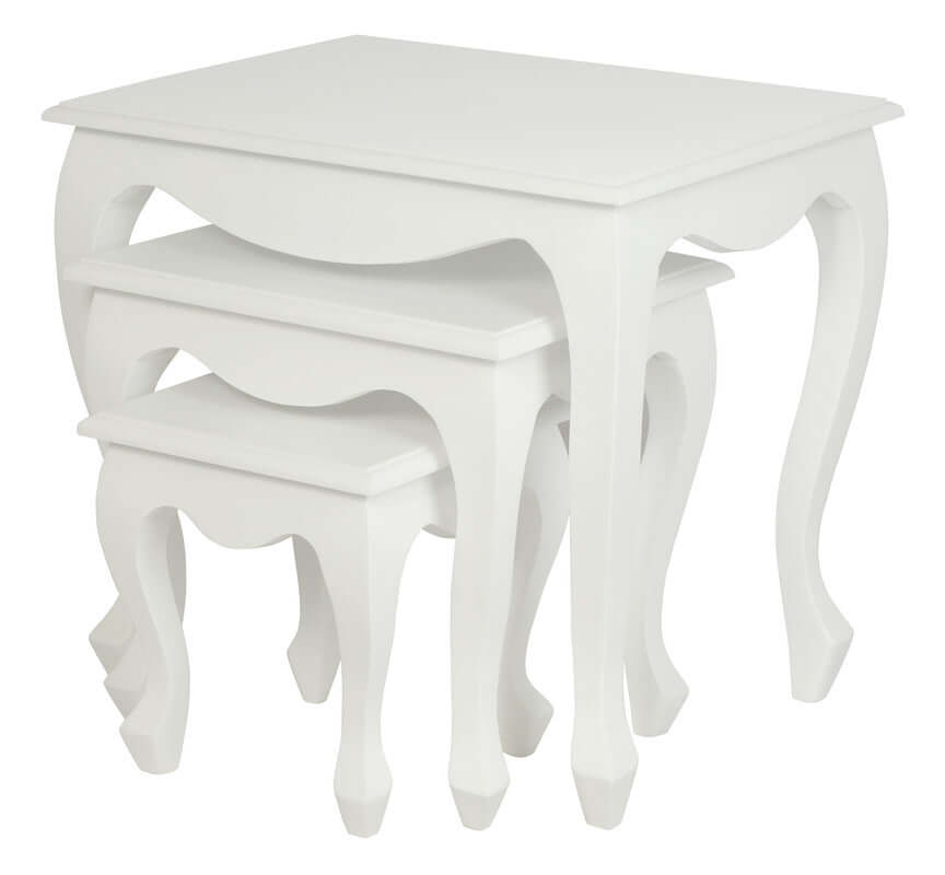 DSZ Product, feed-cond-new, feed-sl-DSZ Freight Payable, newQueen Ann Nest Of Table Set Of 3 (White) - Premium Home & Garden > Wall Art > 3D Wall Art from Centrum Furniture ! Shop Online Buy Now at S & D's Value Store Family Business Best Customer ServiceDSZ Product, feed-cond-new, feed-sl-DSZ Freight Payable, new