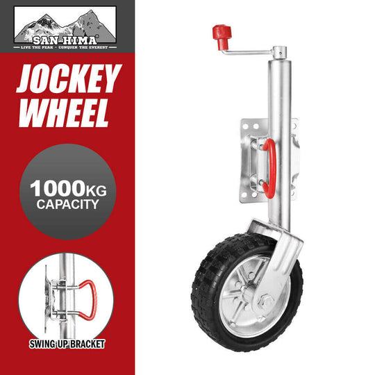 DSZ Product, feed-cond-new, feed-sl-DSZ Freight Payable, newJockey Wheel 10" Inch Swing Up Rubber Wheel 1000Kg Caravan Boat Trailer - Premium Outdoor Recreation > Camping > Caravan Accessories from DSZ ! Shop Online Buy Now at S & D's Value Store Family Business Best Customer ServiceDSZ Product, feed-cond-new, feed-sl-DSZ Freight Payable, new