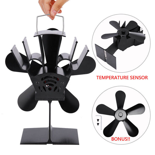 DSZ Product, feed-cond-new, feed-sl-DSZ Freight Payable, newWood Heater Fan Eco Heat Powered Self - Powered Silent For Fireplace Stove Burner - Premium Home & Garden > BBQ > BBQ Tools from DSZ ! Shop Online Buy Now at S & D's Value Store Family Business Best Customer ServiceDSZ Product, feed-cond-new, feed-sl-DSZ Freight Payable, new