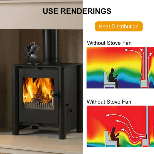 DSZ Product, feed-cond-new, feed-sl-DSZ Freight Payable, newWood Heater Fan Eco Heat Powered Self - Powered Silent For Fireplace Stove Burner - Premium Home & Garden > BBQ > BBQ Tools from DSZ ! Shop Online Buy Now at S & D's Value Store Family Business Best Customer ServiceDSZ Product, feed-cond-new, feed-sl-DSZ Freight Payable, new