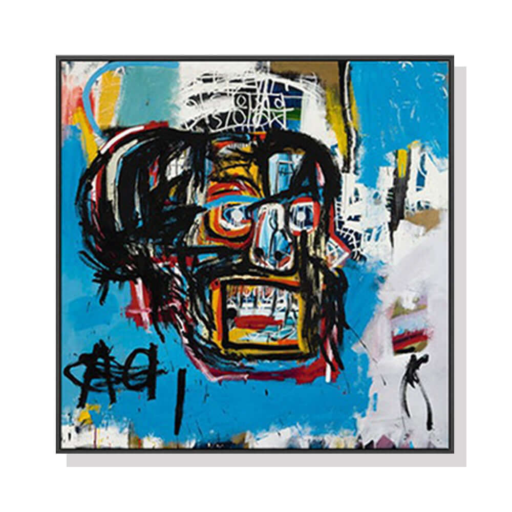 _label_, DSZ Product, feed-cond-new, feed-sl-free shipping, free-shipping, newWall Art 50Cm X 50Cm Blue Head By Basquiat Black Frame Canvas - Premium Home & Garden > Hobbies > Arts & Crafts from Artime ! Shop Online Buy Now at S & D's Value Store Family Business Best Customer Service_label_, DSZ Product, feed-cond-new, feed-sl-free shipping, free-shipping, new