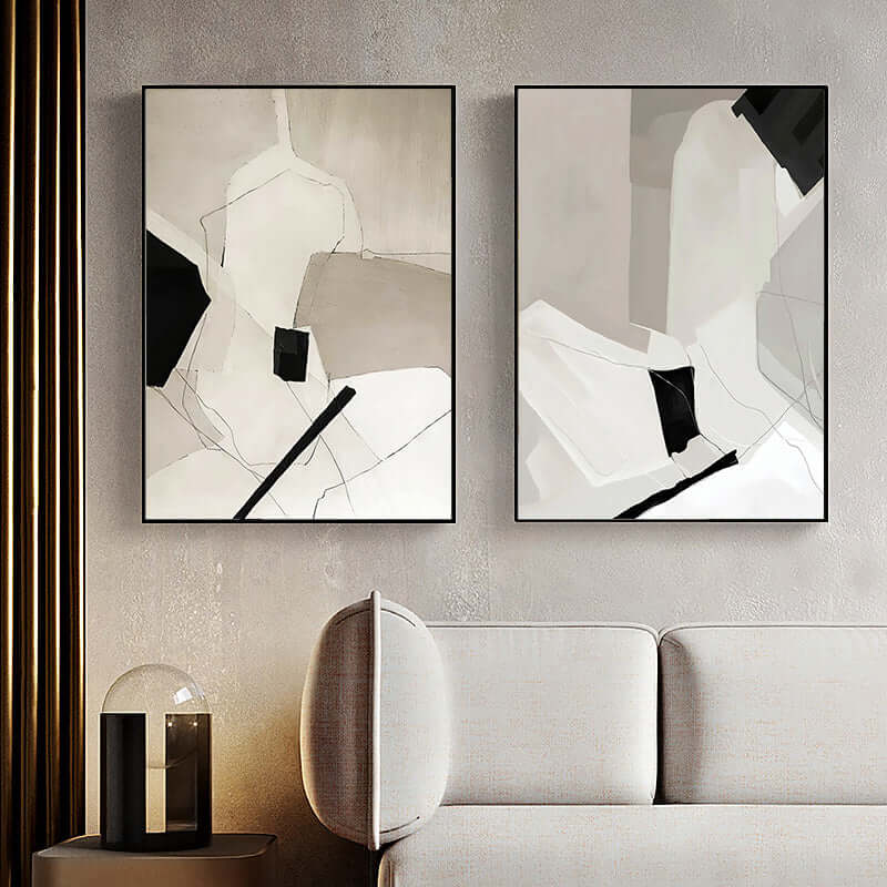 _label_, DSZ Product, feed-cond-new, feed-sl-free shipping, free-shipping, newWall Art 50Cm X 70Cm Modern Abstract 2 Sets Black Frame Canvas - Premium Home & Garden > Wall Art > Posters, Paintings & Prints from Artime ! Shop Online Buy Now at S & D's Value Store Family Business Best Customer Service_label_, DSZ Product, feed-cond-new, feed-sl-free shipping, free-shipping, new