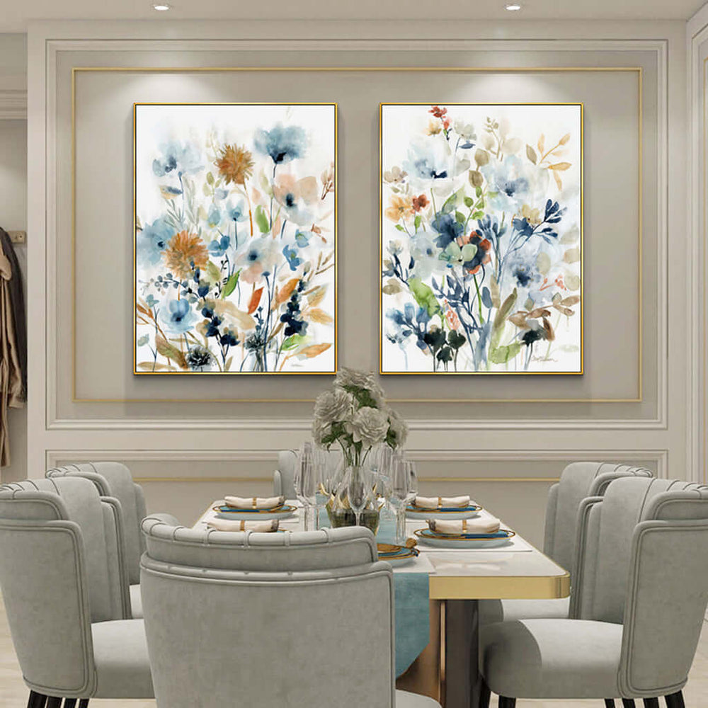 _label_, DSZ Product, feed-cond-new, feed-sl-free shipping, free-shipping, newWall Art 50Cm X 70Cm Colourful Floras Watercolour Style 2 Sets Gold Frame Canvas - Premium Home & Garden > Wall Art > Posters, Paintings & Prints from Artime ! Shop Online Buy Now at S & D's Value Store Family Business Best Customer Service_label_, DSZ Product, feed-cond-new, feed-sl-free shipping, free-shipping, new