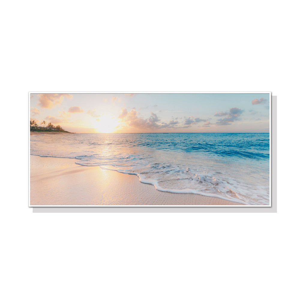 _label_, DSZ Product, feed-cond-new, feed-sl-free shipping, free-shipping, newWall Art 40Cm X 80Cm Ocean And Beach White Frame Canvas - Premium Home & Garden > Hobbies > Arts & Crafts from Artime ! Shop Online Buy Now at S & D's Value Store Family Business Best Customer Service_label_, DSZ Product, feed-cond-new, feed-sl-free shipping, free-shipping, new