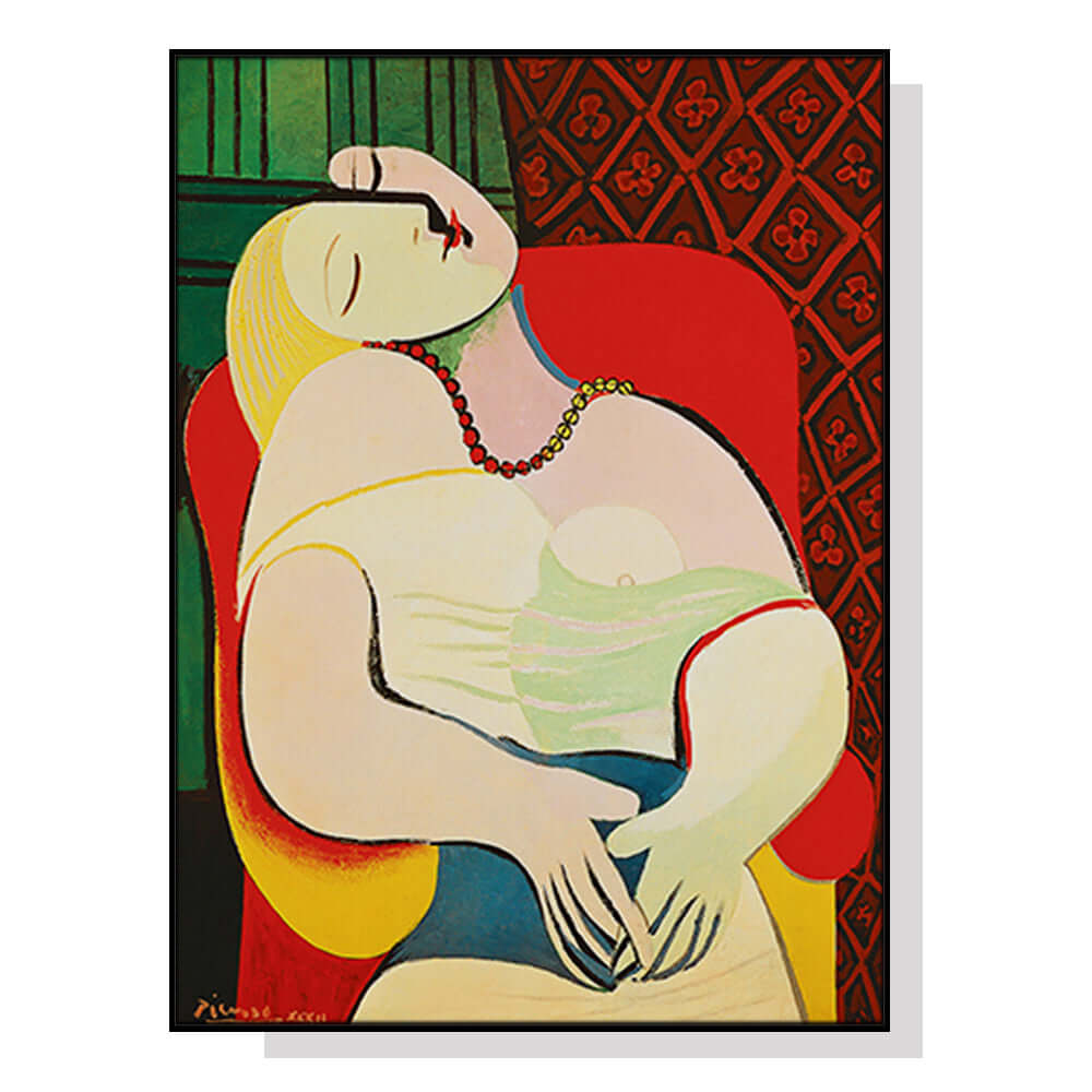 _label_, DSZ Product, feed-cond-new, feed-sl-free shipping, free-shipping, newWall Art 50Cm X 70Cm The Dream By Pablo Picasso Gold Frame Canvas - Premium Home & Garden > Wall Art > Posters, Paintings & Prints from Artime ! Shop Online Buy Now at S & D's Value Store Family Business Best Customer Service_label_, DSZ Product, feed-cond-new, feed-sl-free shipping, free-shipping, new