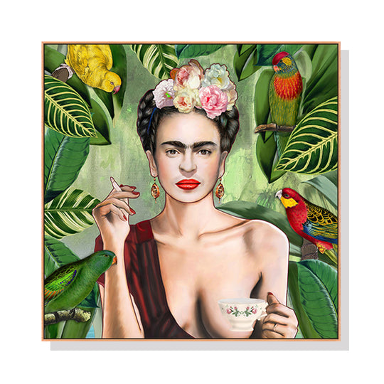 _label_, DSZ Product, feed-cond-new, feed-sl-free shipping, free-shipping, newWall Art 50Cm X 50Cm Self Portrait By Frida Kahlo Wood Frame Canvas - Premium Home & Garden > Wall Art > Posters, Paintings & Prints from Artime ! Shop Online Buy Now at S & D's Value Store Family Business Best Customer Service_label_, DSZ Product, feed-cond-new, feed-sl-free shipping, free-shipping, new