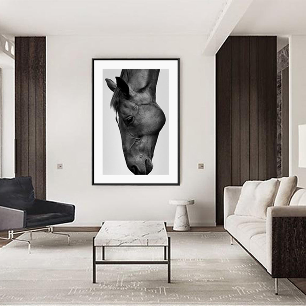 _label_, DSZ Product, feed-cond-new, feed-sl-free shipping, free-shipping, newWall Art 50Cm X 70Cm Modern Black Horse Black Frame Canvas - Premium Home & Garden > Decor > Picture Frames from Artime ! Shop Online Buy Now at S & D's Value Store Family Business Best Customer Service_label_, DSZ Product, feed-cond-new, feed-sl-free shipping, free-shipping, new