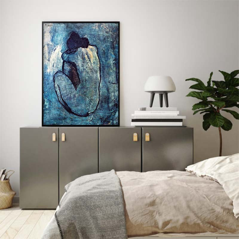 _label_, DSZ Product, feed-cond-new, feed-sl-free shipping, free-shipping, newWall Art 50Cm X 70Cm Blue Nude By Pablo Picasso Black Frame Canvas - Premium Home & Garden > Wall Art > Posters, Paintings & Prints from Artime ! Shop Online Buy Now at S & D's Value Store Family Business Best Customer Service_label_, DSZ Product, feed-cond-new, feed-sl-free shipping, free-shipping, new