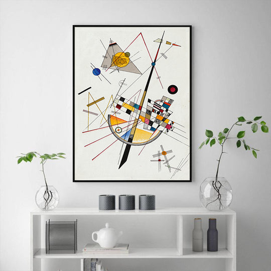 _label_, DSZ Product, feed-cond-new, feed-sl-free shipping, free-shipping, newWall Art 50Cm X 70Cm Delicate Tension By Wassily Kandinsky Black Frame Canvas - Premium Home & Garden > Wall Art > Posters, Paintings & Prints from Artime ! Shop Online Buy Now at S & D's Value Store Family Business Best Customer Service_label_, DSZ Product, feed-cond-new, feed-sl-free shipping, free-shipping, new