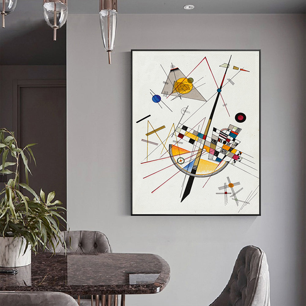 _label_, DSZ Product, feed-cond-new, feed-sl-free shipping, free-shipping, newWall Art 50Cm X 70Cm Delicate Tension By Wassily Kandinsky Black Frame Canvas - Premium Home & Garden > Wall Art > Posters, Paintings & Prints from Artime ! Shop Online Buy Now at S & D's Value Store Family Business Best Customer Service_label_, DSZ Product, feed-cond-new, feed-sl-free shipping, free-shipping, new