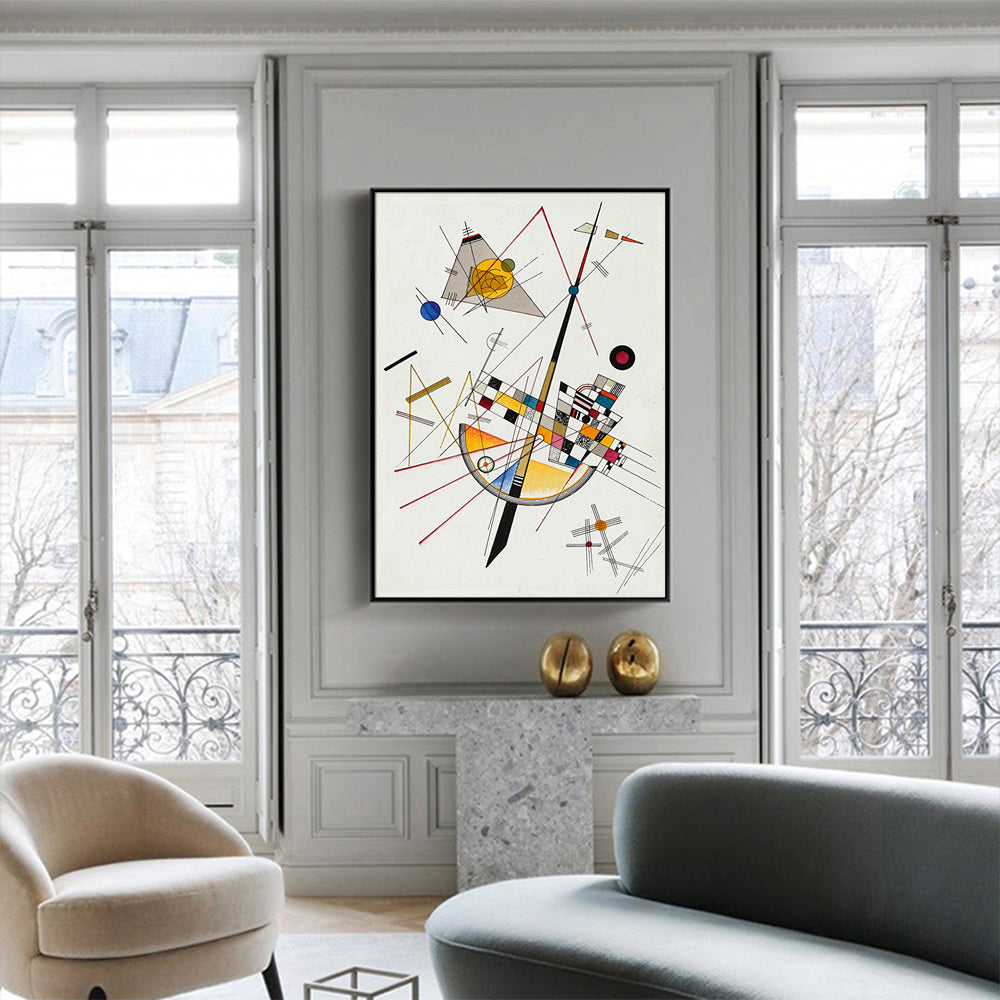 _label_, DSZ Product, feed-cond-new, feed-sl-free shipping, free-shipping, newWall Art 50Cm X 70Cm Delicate Tension By Wassily Kandinsky Black Frame Canvas - Premium Home & Garden > Wall Art > Posters, Paintings & Prints from Artime ! Shop Online Buy Now at S & D's Value Store Family Business Best Customer Service_label_, DSZ Product, feed-cond-new, feed-sl-free shipping, free-shipping, new