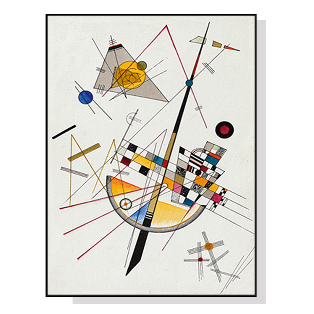 _label_, DSZ Product, feed-cond-new, feed-sl-free shipping, free-shipping, newWall Art 50Cm X 70Cm Delicate Tension By Wassily Kandinsky Black Frame Canvas - Premium Home & Garden > Wall Art > Posters, Paintings & Prints from Artime ! Shop Online Buy Now at S & D's Value Store Family Business Best Customer Service_label_, DSZ Product, feed-cond-new, feed-sl-free shipping, free-shipping, new